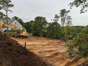 Back of lot Flattened